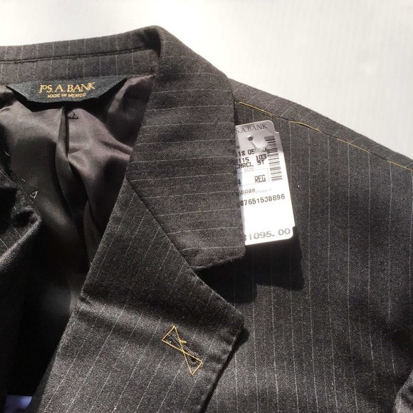 NWT $1095 JAB SIGNATURE GOLD Superfine Stripe 6 Star ⭐⭐⭐⭐⭐⭐ Suit Top Blazer Coat - Picture 2 of 9